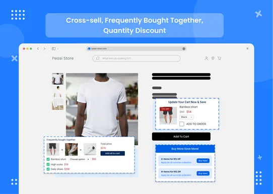 Native Recommender by Peasisoft for Upsell & Cross-sell screenshot