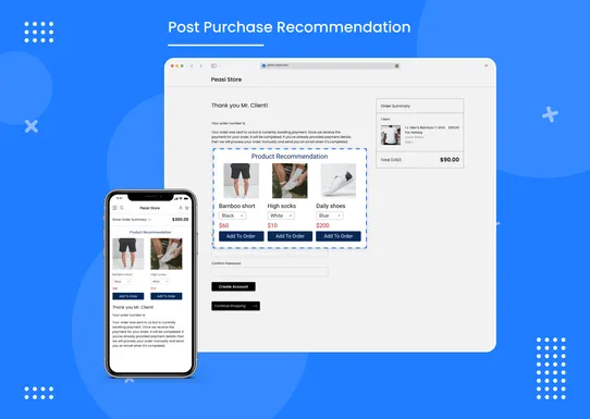 Native Recommender by Peasisoft for Upsell & Cross-sell screenshot