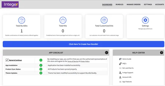 Integer Bundle Buddy screenshot