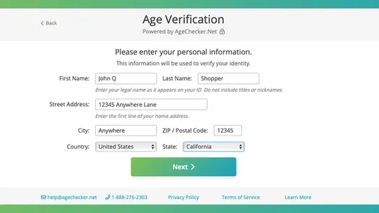 AgeChecker.Net screenshot