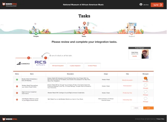 RICS Integration by Modern Retail screenshot