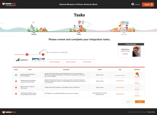 Epicor Eagle Integration by Modern Retail screenshot