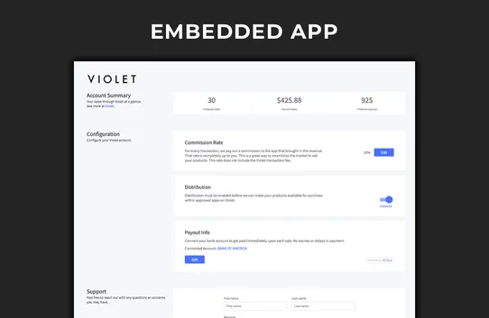 VIOLET screenshot