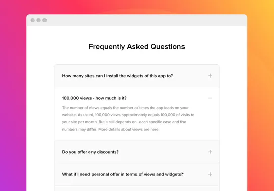 FAQ by Elfsight screenshot