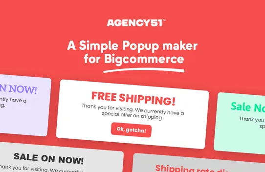 Simple Popup by Agency51 screenshot