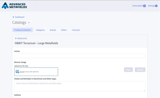 Advanced Metafields by Ecommerce Store Apps screenshot