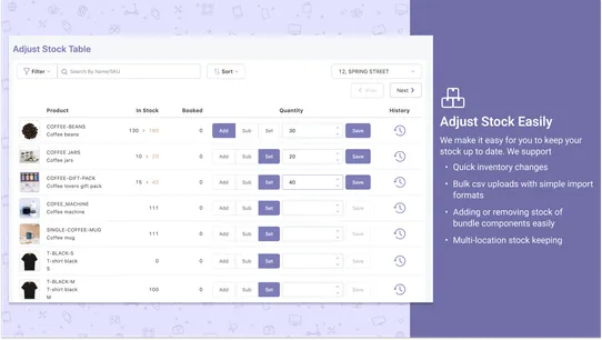 Sumtracker Inventory Management & Bundles screenshot