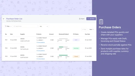 Sumtracker Inventory Management & Bundles screenshot