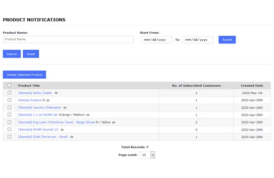 Instock Notification by Capacity Web Solutions screenshot