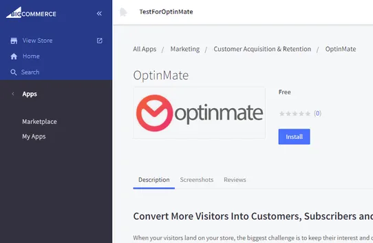 OptinMate screenshot