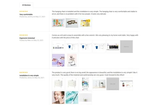 Product Review Images by PapaThemes screenshot