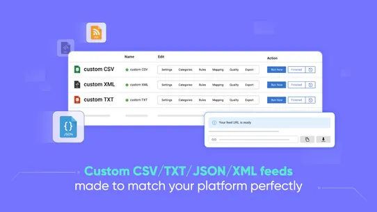 LitCommerce Product Feed: XML Feeds, CSV Feeds screenshot