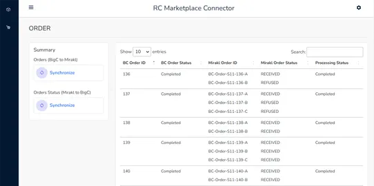 RC Marketplace Connector screenshot