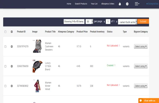 Aliexpress Dropshipping By CedCommerce screenshot