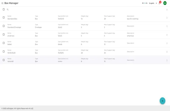 eShipper Commerce screenshot