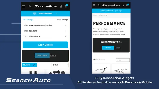 SearchAuto Fitment Lookup screenshot