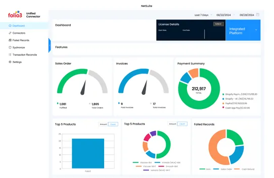 NetSuite Connector by Folio3 screenshot