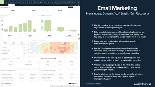 SALESmanago CDP and Marketing Automation screenshot