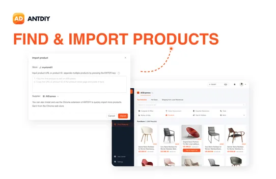 ANTDIY AliExpress Dropshipping screenshot