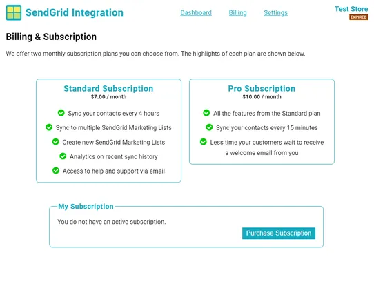 SendGrid Integration by Sasquatch Cloud Services screenshot