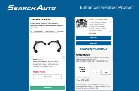 SearchAuto: Enhanced Related Products screenshot