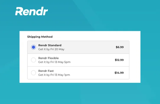 Rendr Delivery screenshot