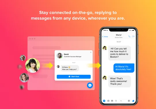 Facebook Chat by Elfsight screenshot