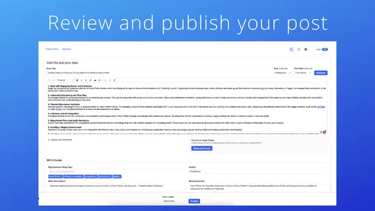 PostGenius by finten.space screenshot