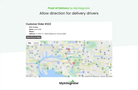 Proof of Delivery by MyIntegrator screenshot