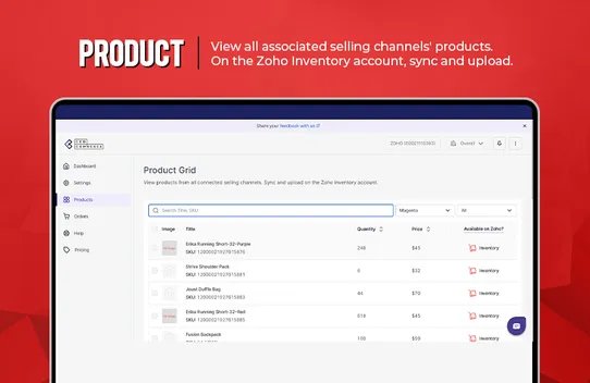 Zoho Inventory Connector by CedCommerce screenshot