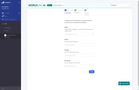 Worldline Online Payments screenshot