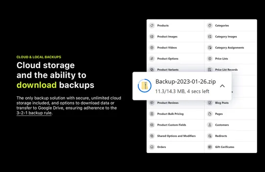 BackupMaster Backups screenshot