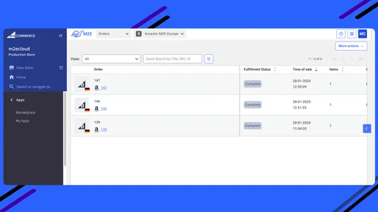 M2E Multi-Channel Fulfillment by Amazon screenshot