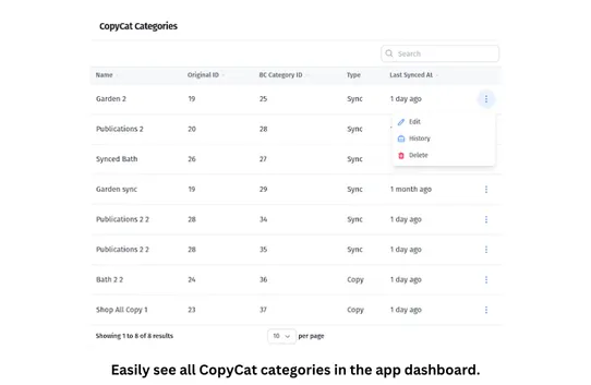 CopyCat Category Duplicator screenshot