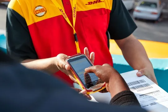 DHL Express screenshot