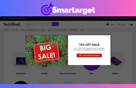 Popup by Smartarget screenshot