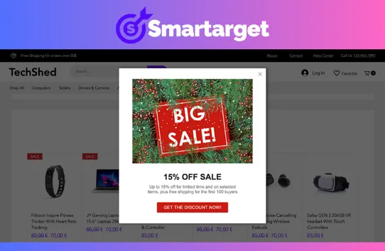 Popup by Smartarget screenshot