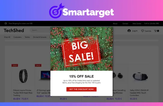 Popup by Smartarget screenshot