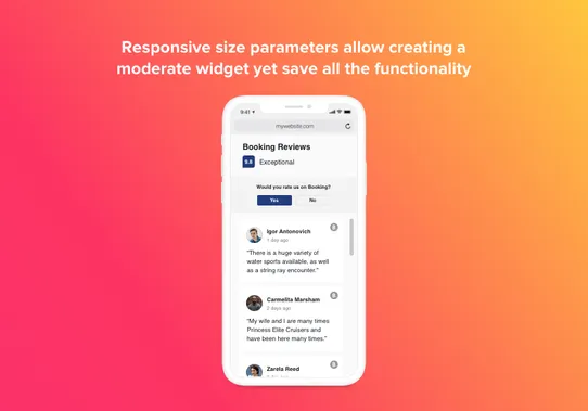 Booking Reviews by Elfsight screenshot