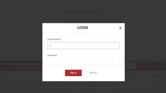 Popup Login Window by IntuitSolutions screenshot