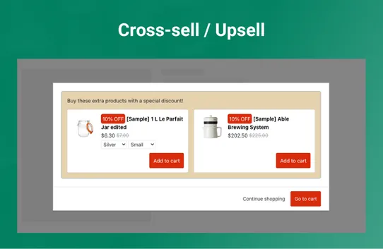 Zeno Sales Boost: Upsell & Cross-sell screenshot