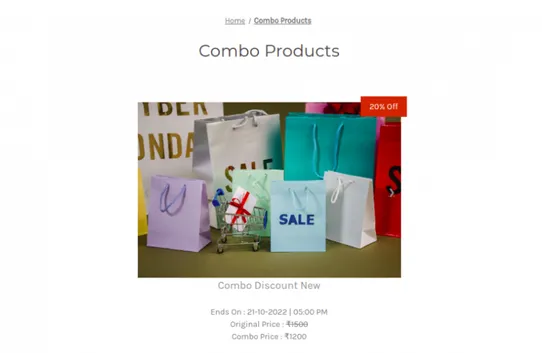 Combo and BOGO Discount Manager by Webkul screenshot