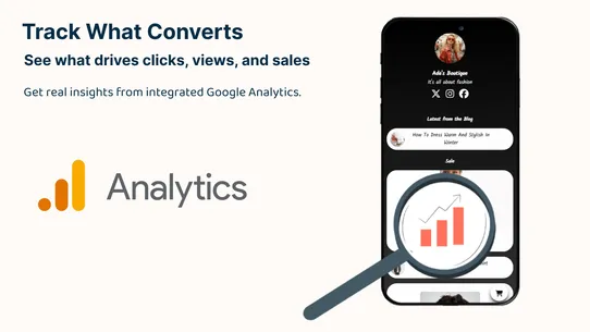 Blinkr Shoppable Link-in-Bio screenshot