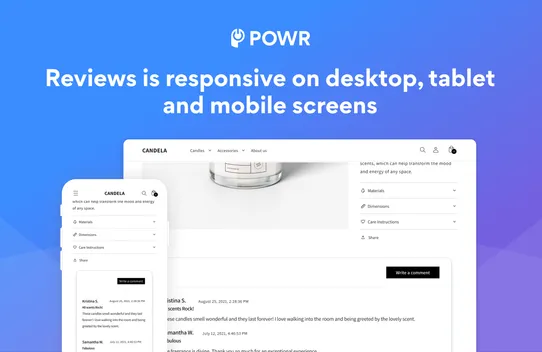 Reviews by POWR screenshot