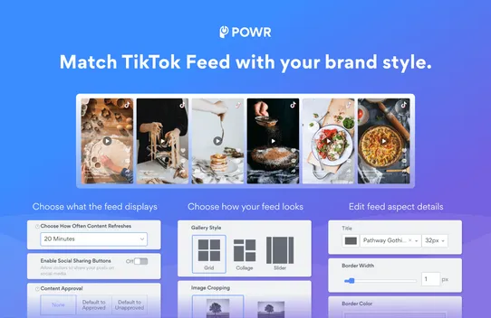 TikTok Feed by POWR screenshot