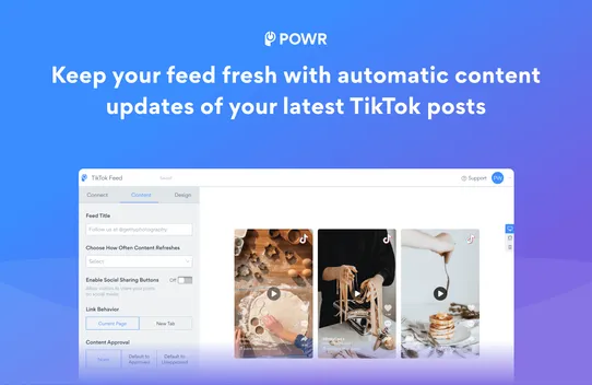 TikTok Feed by POWR screenshot
