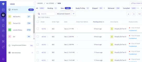 Anchanto Selluseller OMS screenshot