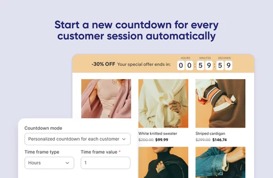 Sales Blast Countdown Timer by Amasty screenshot
