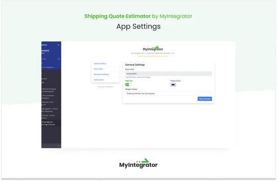 ShippingQuote Estimator by MyIntegrator screenshot