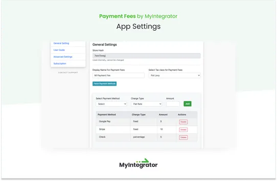 Payment Fees by MyIntegrator screenshot